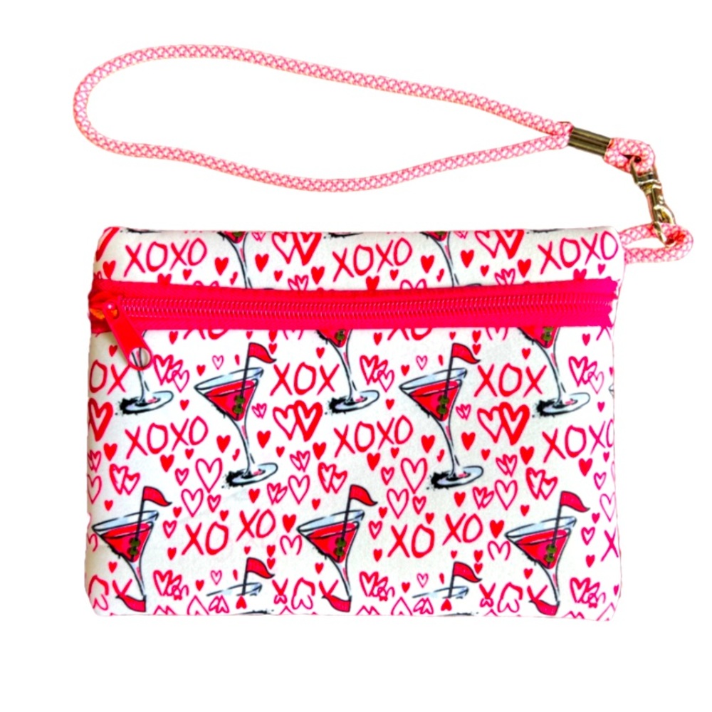 Hand Candy wristlet XOXO Martini